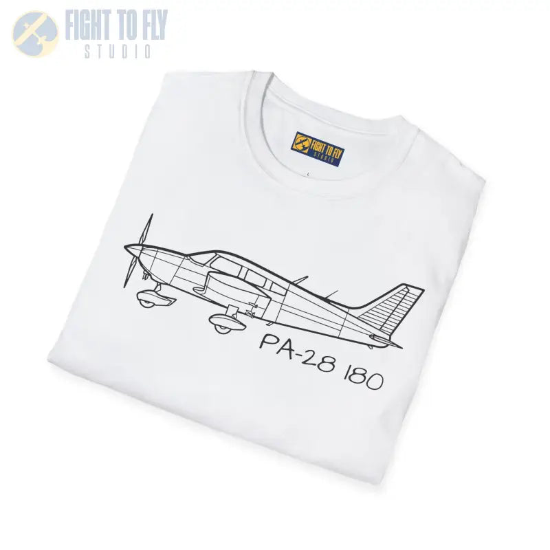 PA-28 180 T-Shirt – Piper Cherokee Classic Trainer Tee - Pilot gifts - WWII warbird t-shirt