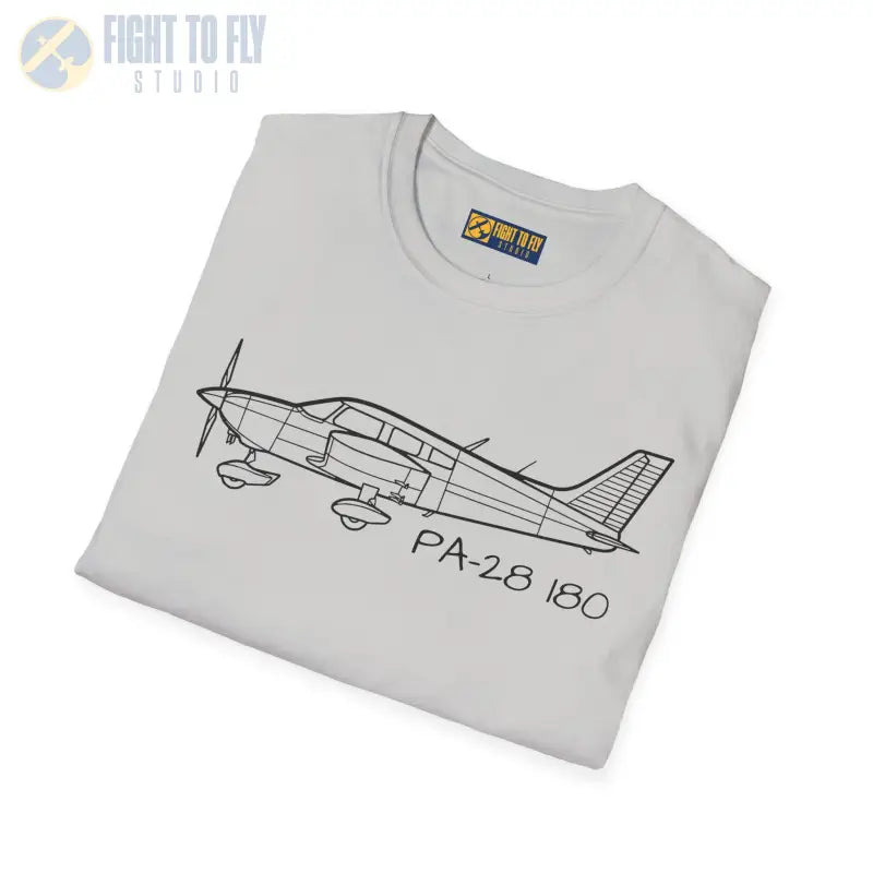 PA-28 180 T-Shirt – Piper Cherokee Classic Trainer Tee - Pilot gifts - WWII warbird t-shirt