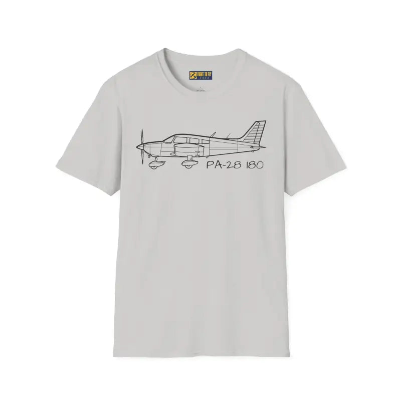 PA-28 180 T-Shirt – Piper Cherokee Classic Trainer Tee - Pilot gifts - WWII warbird t-shirt