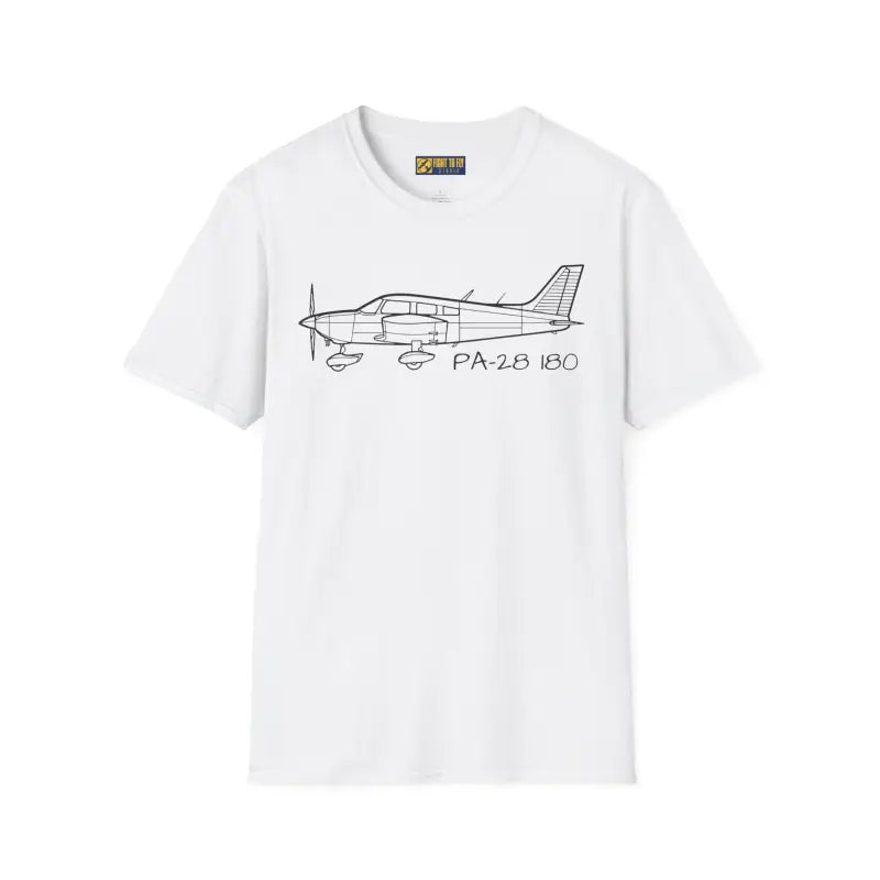 PA-28 180 T-Shirt – Piper Cherokee Classic Trainer Tee - Pilot gifts - WWII warbird t-shirt