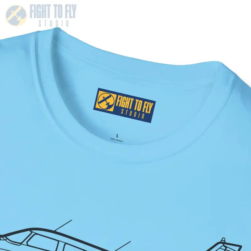 PA-28 Warrior T-Shirt - Pilot gifts - WWII warbird t-shirt