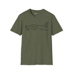 PA-28 Warrior T-Shirt - Pilot gifts - WWII warbird t-shirt