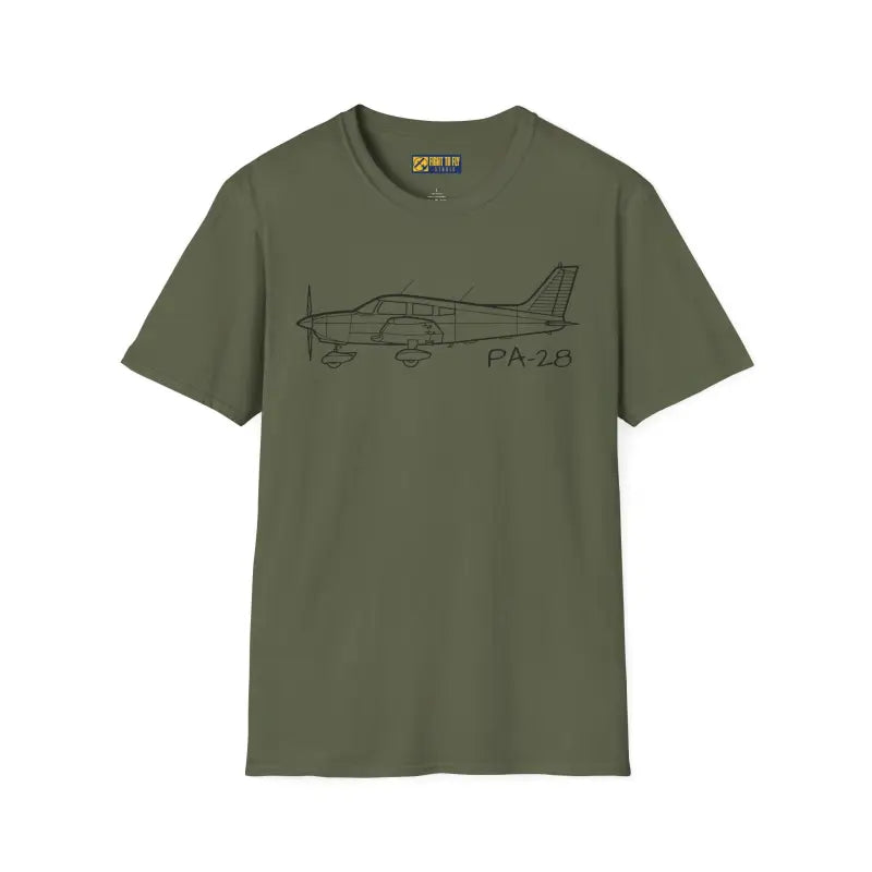 PA-28 Warrior T-Shirt - Pilot gifts - WWII warbird t-shirt