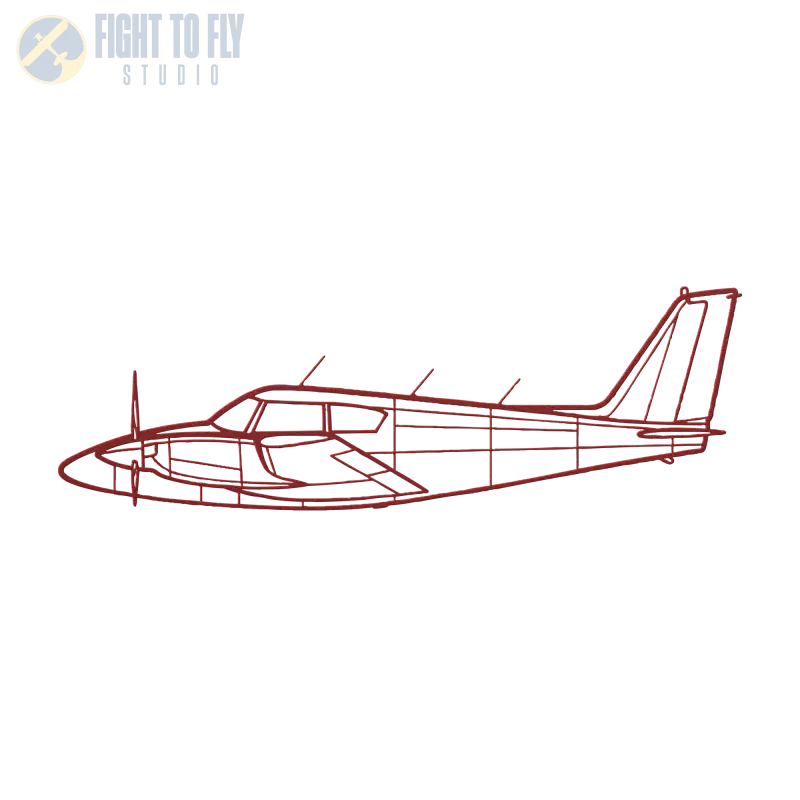PA 30 Die Cut Wall Art - Metal Sign - Pilot gifts - WWII warbird t-shirt