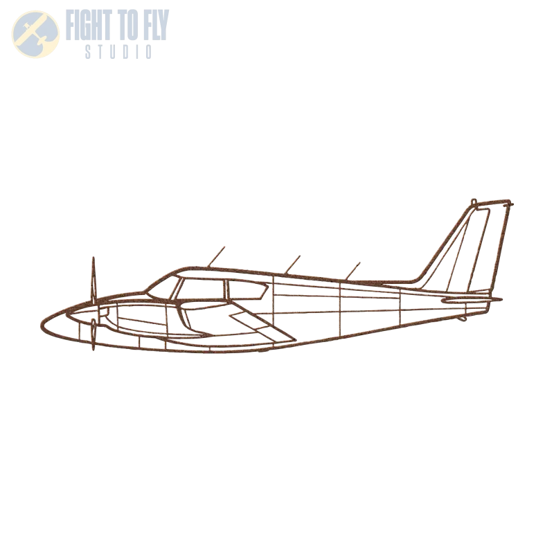 PA 30 Die Cut Wall Art - Metal Sign - Pilot gifts - WWII warbird t-shirt