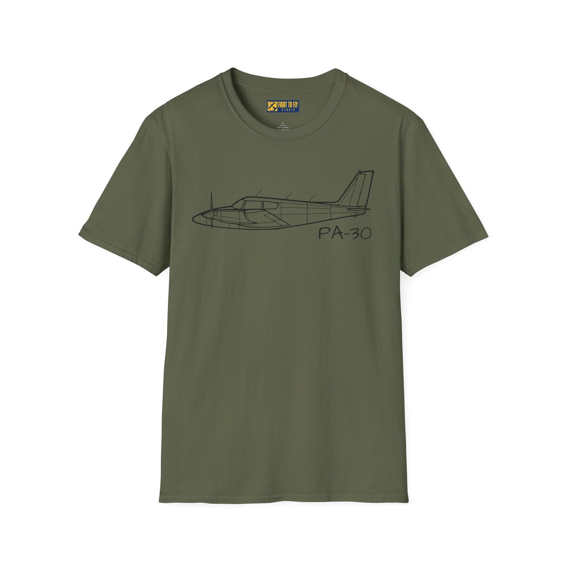 PA-30 T-Shirt – Piper Twin Comanche Compact Tee - Gifts for pilots - Aviation apparel