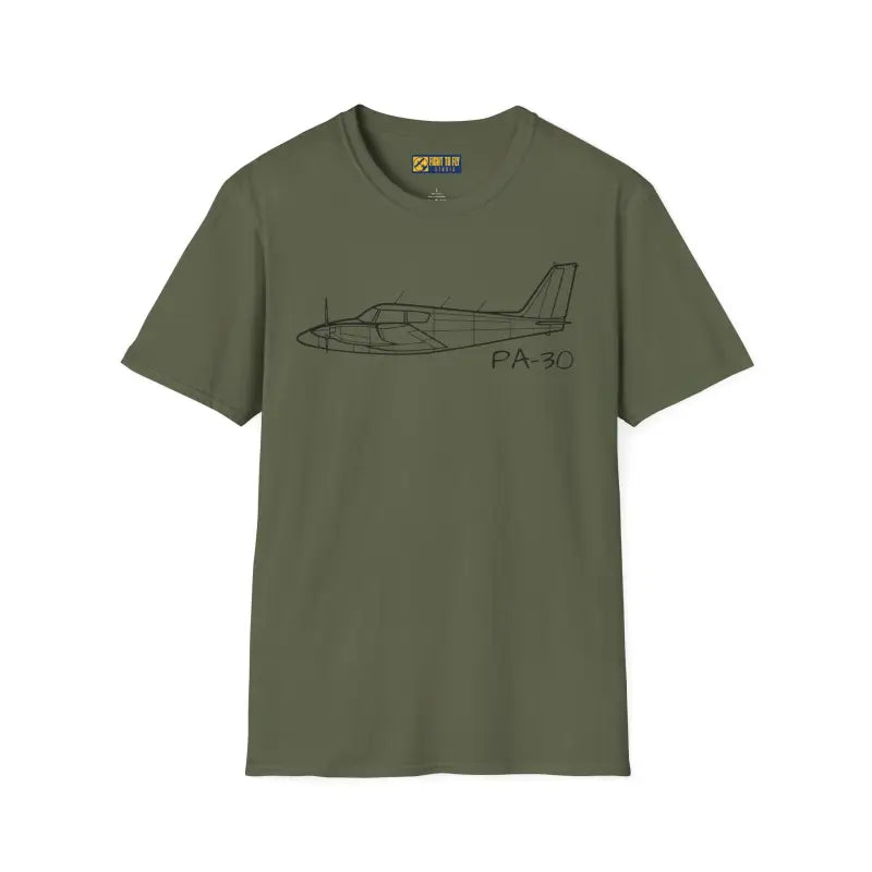 PA-30 T-Shirt – Piper Twin Comanche Compact Tee - Pilot gifts - WWII warbird t-shirt