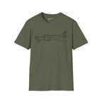PA-32-260 Cherokee Six T-Shirt - Pilot gifts - WWII warbird t-shirt