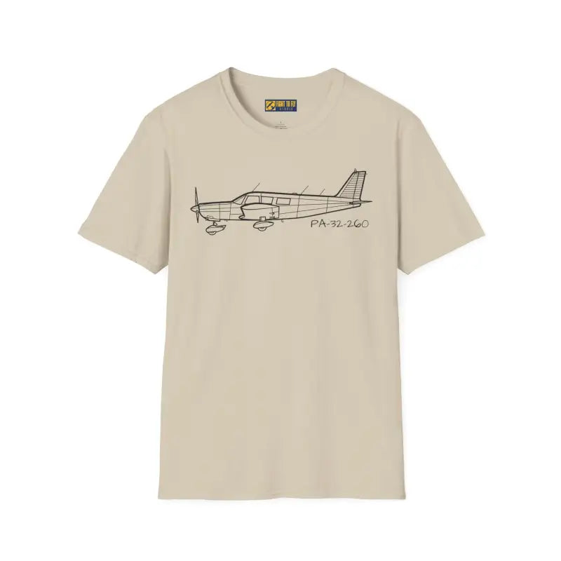 PA-32-260 Cherokee Six T-Shirt - Pilot gifts - WWII warbird t-shirt