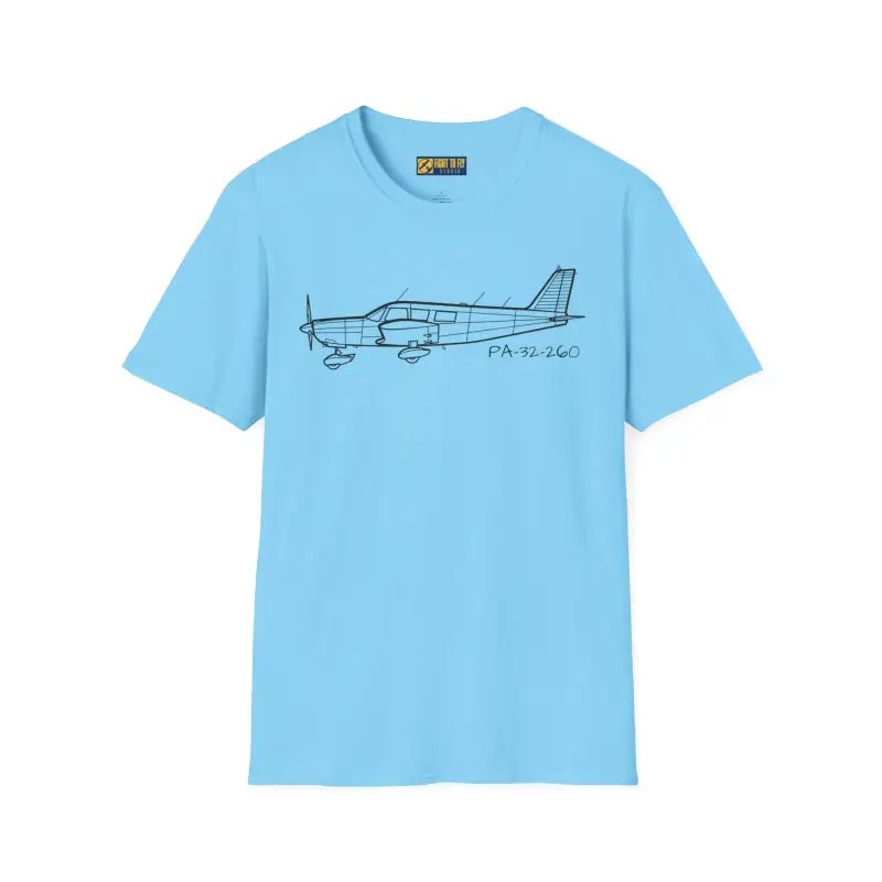 PA-32-260 Cherokee Six T-Shirt - Pilot gifts - WWII warbird t-shirt