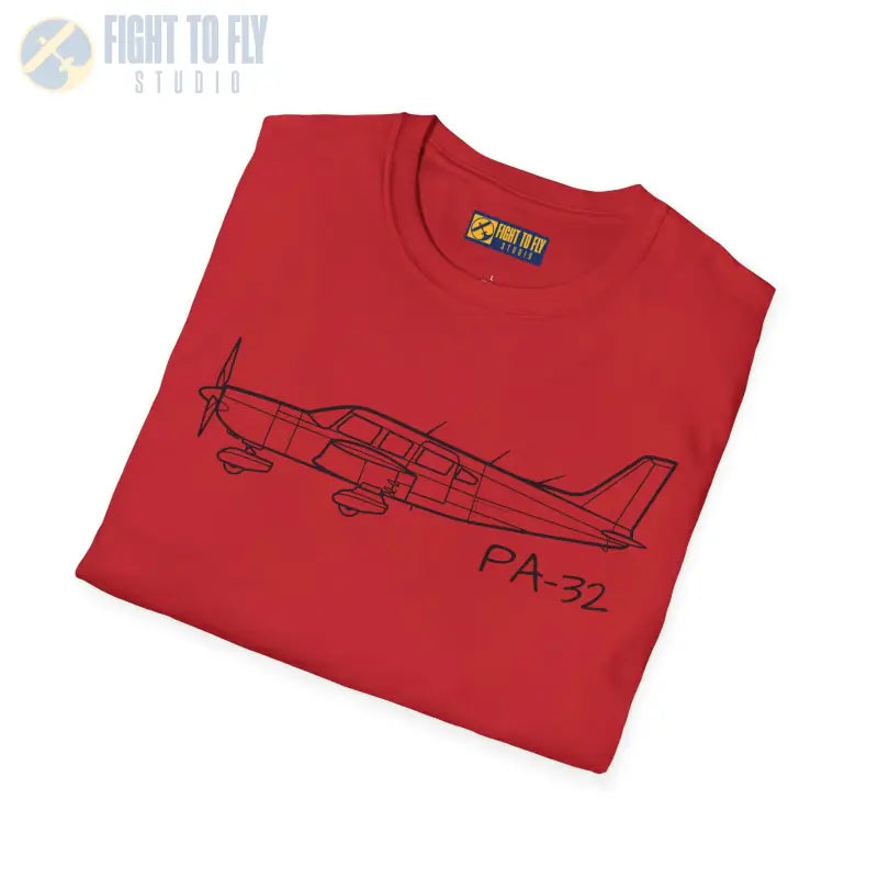 PA-32 T-Shirt – Piper Cherokee Six / Saratoga Utility Cruiser Tee - Pilot gifts - WWII warbird t-shirt