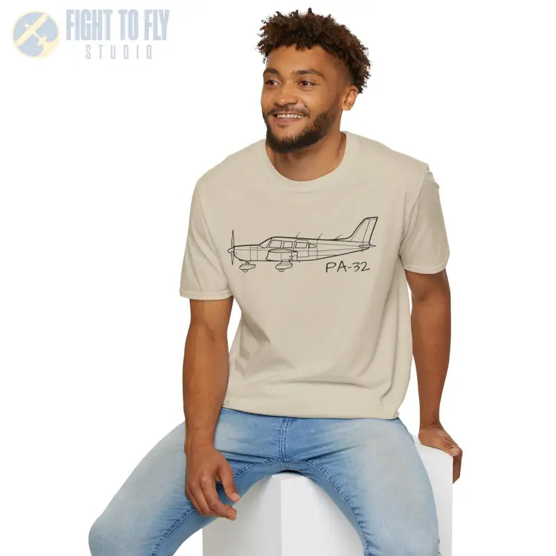 PA-32 T-Shirt – Piper Cherokee Six / Saratoga Utility Cruiser Tee - Pilot gifts - WWII warbird t-shirt