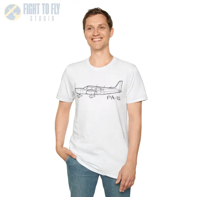 PA-32 T-Shirt – Piper Cherokee Six / Saratoga Utility Cruiser Tee - Pilot gifts - WWII warbird t-shirt