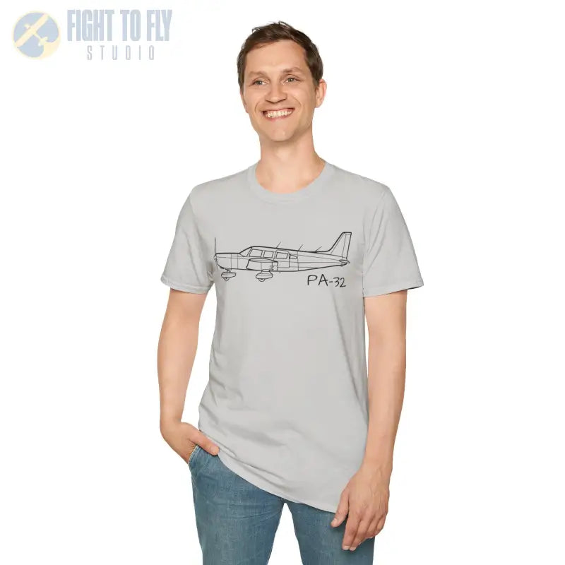 PA-32 T-Shirt – Piper Cherokee Six / Saratoga Utility Cruiser Tee - Pilot gifts - WWII warbird t-shirt