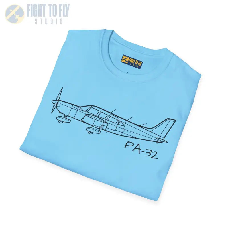 PA-32 T-Shirt – Piper Cherokee Six / Saratoga Utility Cruiser Tee - Pilot gifts - WWII warbird t-shirt