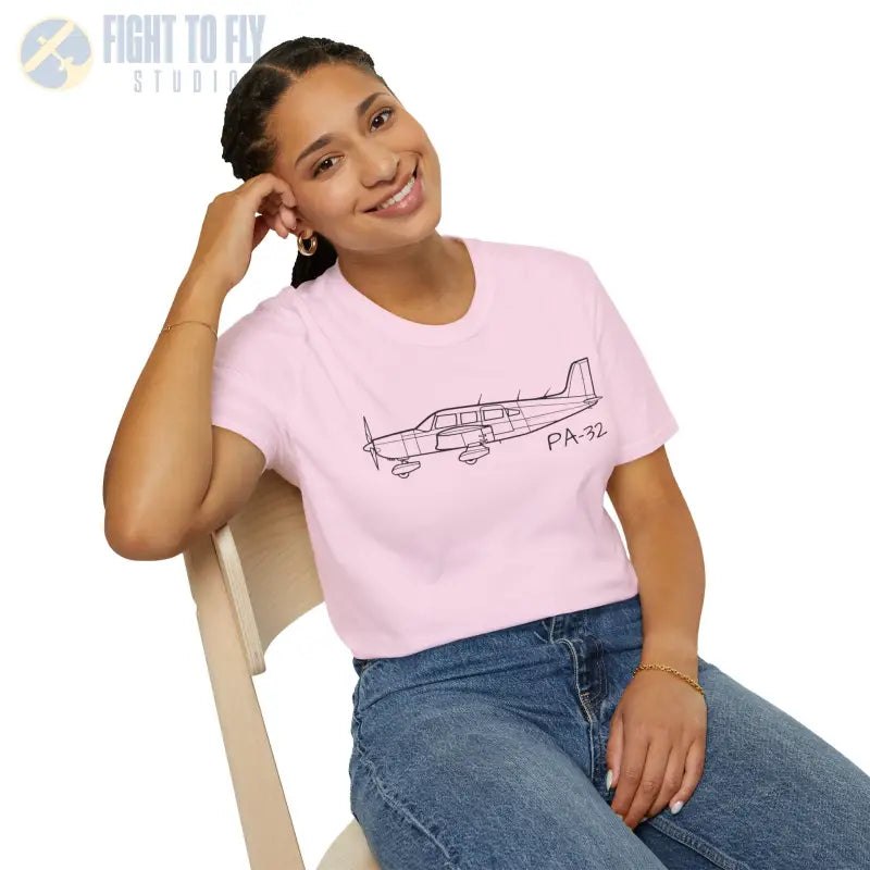 PA-32 T-Shirt – Piper Cherokee Six / Saratoga Utility Cruiser Tee - Pilot gifts - WWII warbird t-shirt