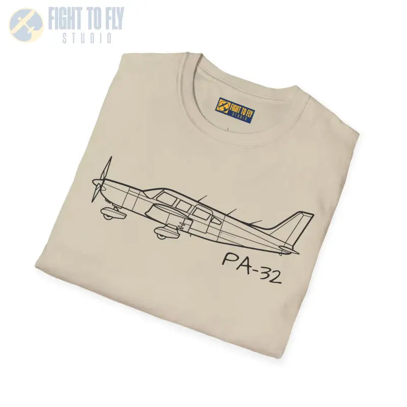PA-32 T-Shirt – Piper Cherokee Six / Saratoga Utility Cruiser Tee - Pilot gifts - WWII warbird t-shirt