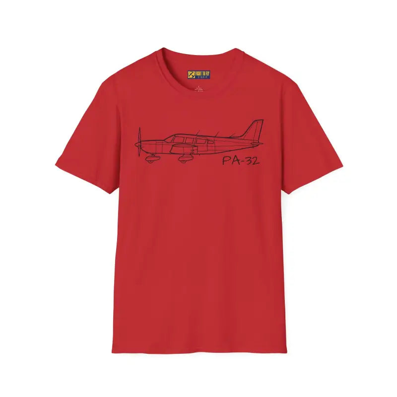 PA-32 T-Shirt – Piper Cherokee Six / Saratoga Utility Cruiser Tee - Pilot gifts - WWII warbird t-shirt