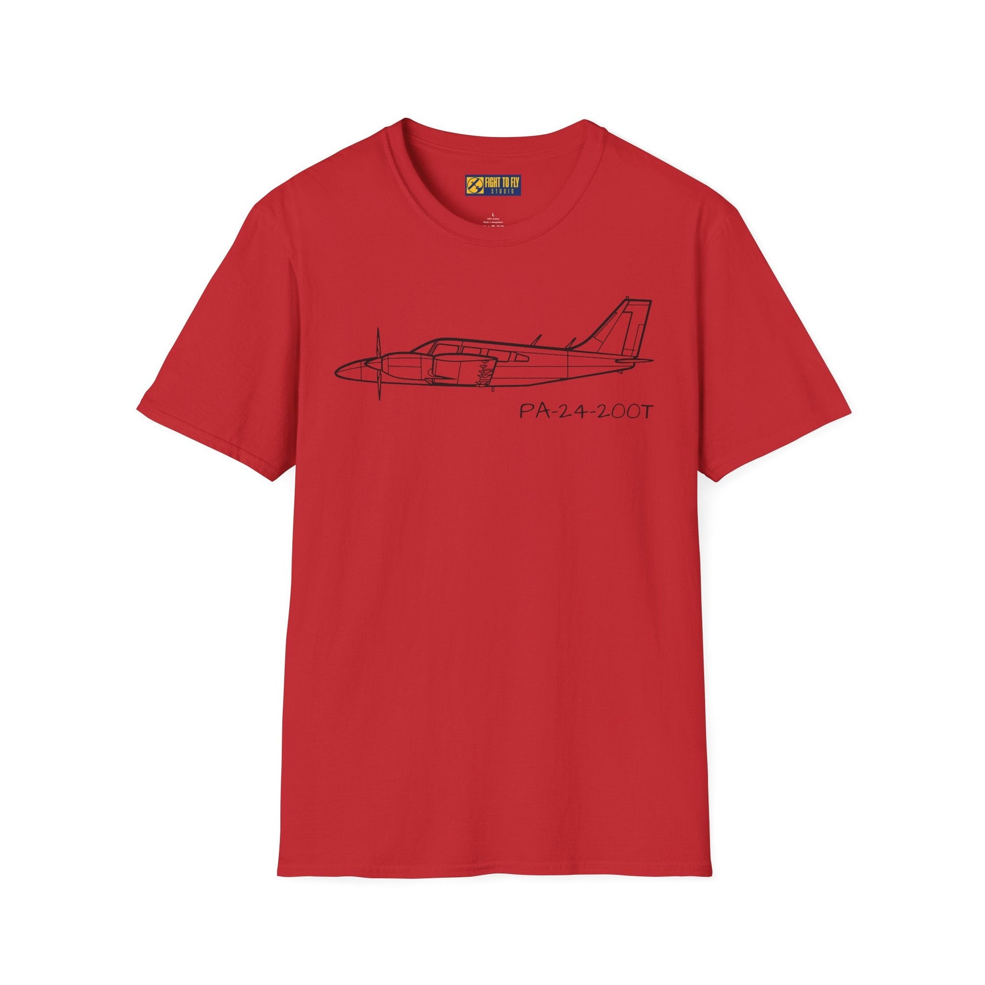 PA-34-200T T-Shirt – Piper Seneca II Twin-Engine Touring Tee - Gifts for pilots - Aviation apparel