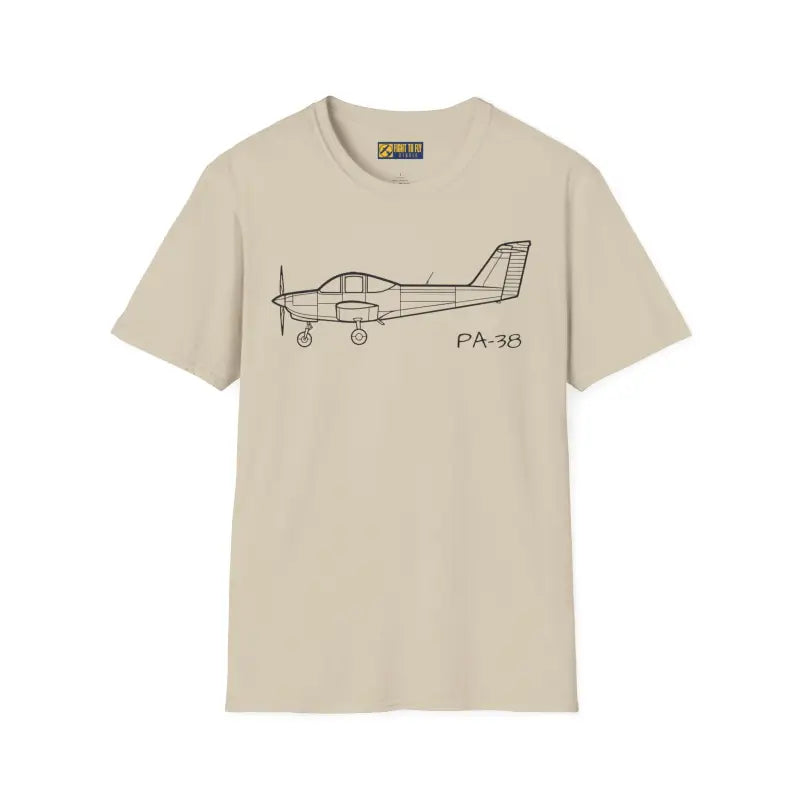 PA-38 T-Shirt – Piper Tomahawk “Traumahawk” Trainer Tee - Pilot gifts - WWII warbird t-shirt