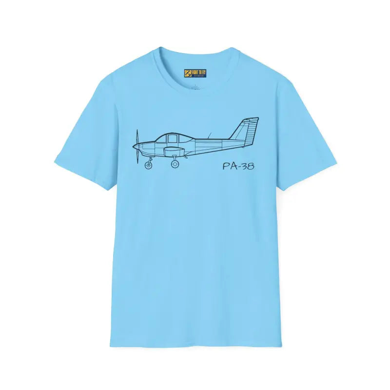 PA-38 T-Shirt – Piper Tomahawk “Traumahawk” Trainer Tee - Pilot gifts - WWII warbird t-shirt