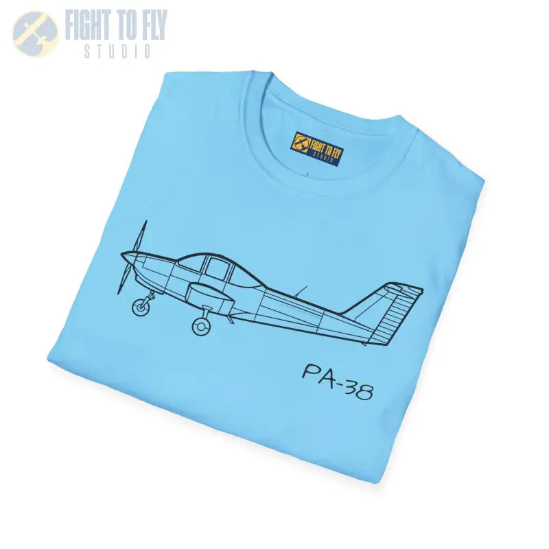 PA-38 T-Shirt – Piper Tomahawk “Traumahawk” Trainer Tee - Pilot gifts - WWII warbird t-shirt