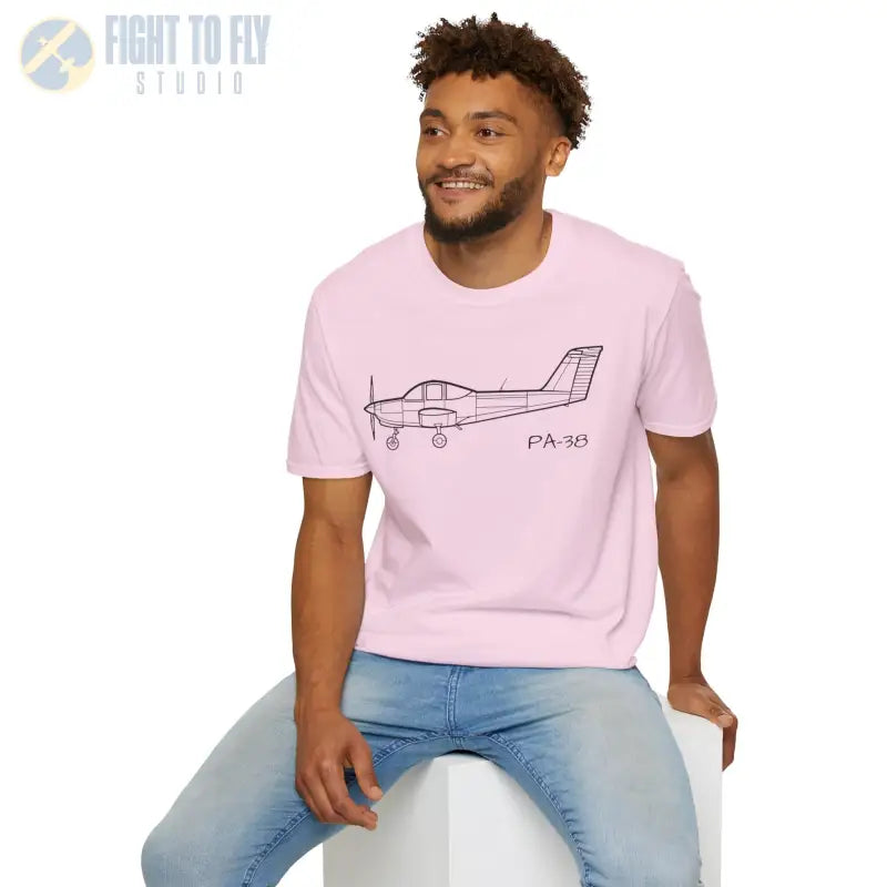 PA-38 T-Shirt – Piper Tomahawk “Traumahawk” Trainer Tee - Pilot gifts - WWII warbird t-shirt