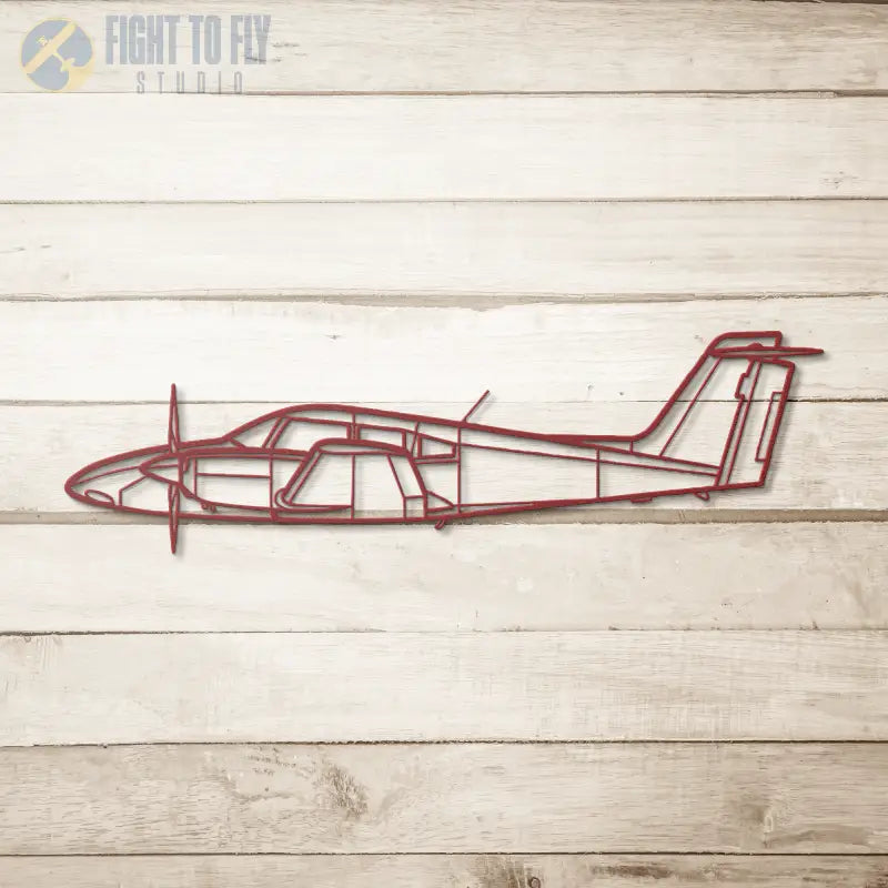 PA-44 Die Cut Metal Wall Art - Sign - Pilot gifts - WWII warbird t-shirt