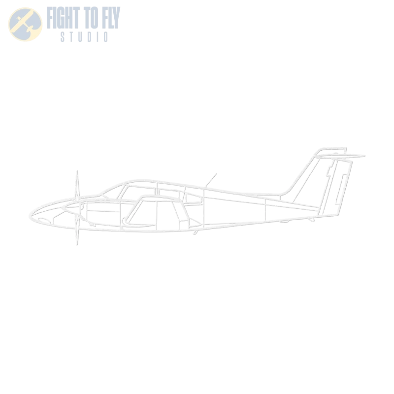 PA-44 Die Cut Metal Wall Art - Sign - Pilot gifts - WWII warbird t-shirt