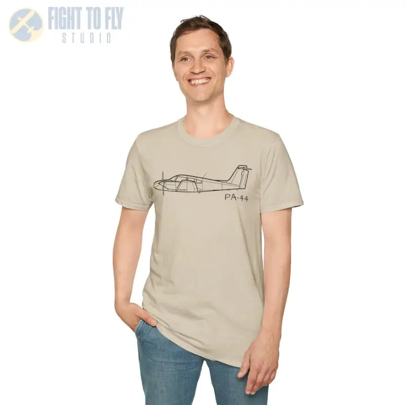 PA-44 T-Shirt – Piper Seminole Twin Trainer Tee - Pilot gifts - WWII warbird t-shirt