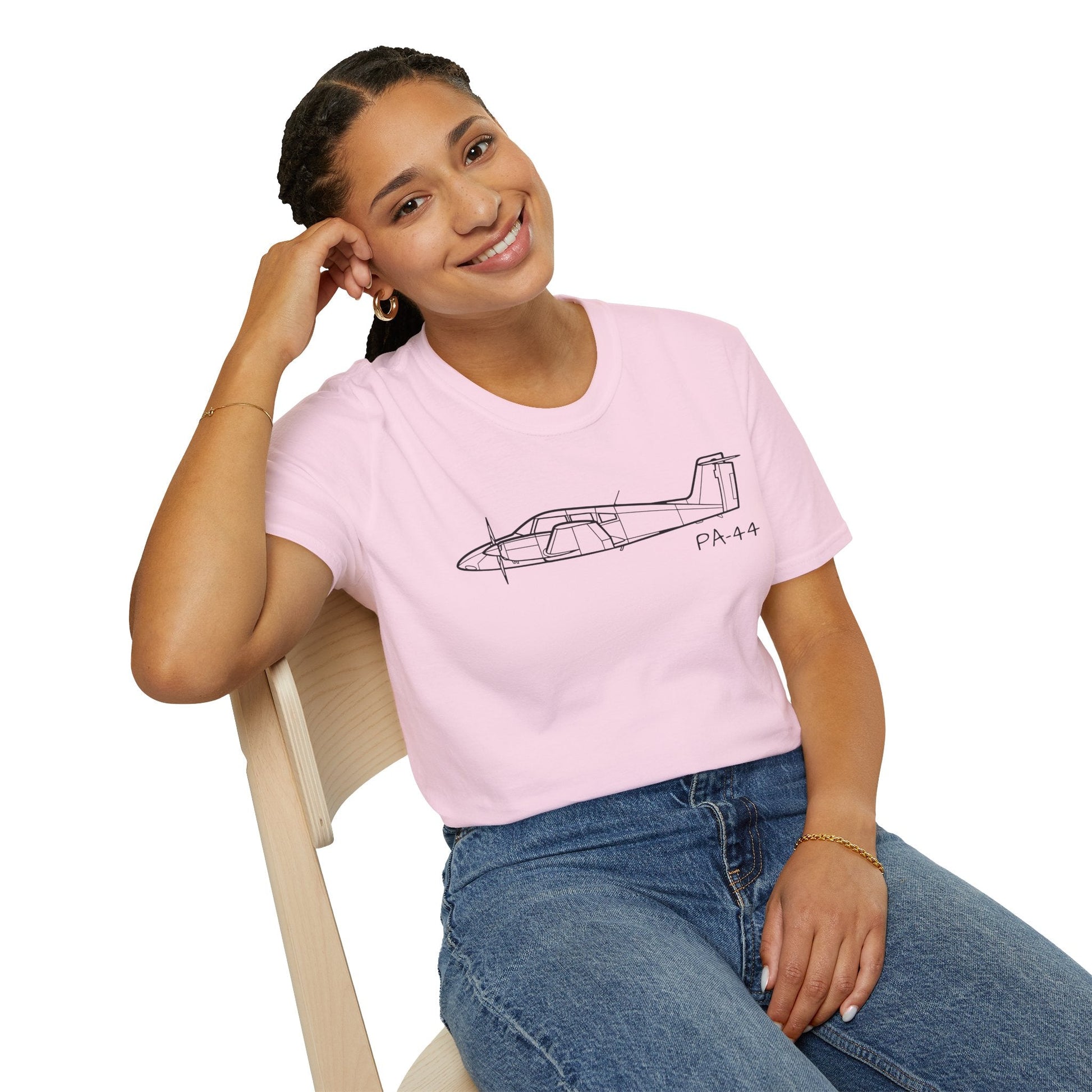 PA-44 T-Shirt – Piper Seminole Twin Trainer Tee - Gifts for pilots - Aviation apparel