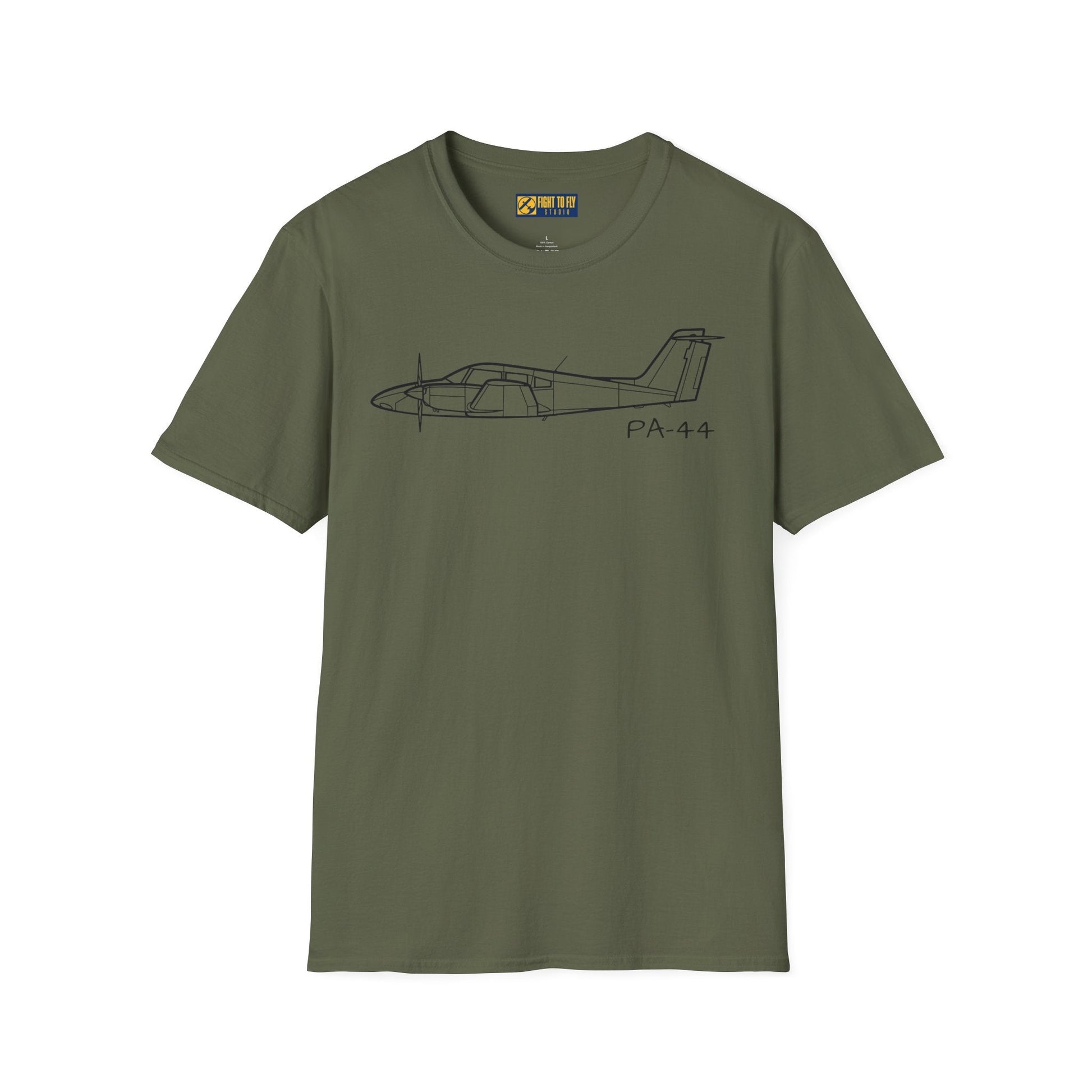 PA-44 T-Shirt – Piper Seminole Twin Trainer Tee - Gifts for pilots - Aviation apparel