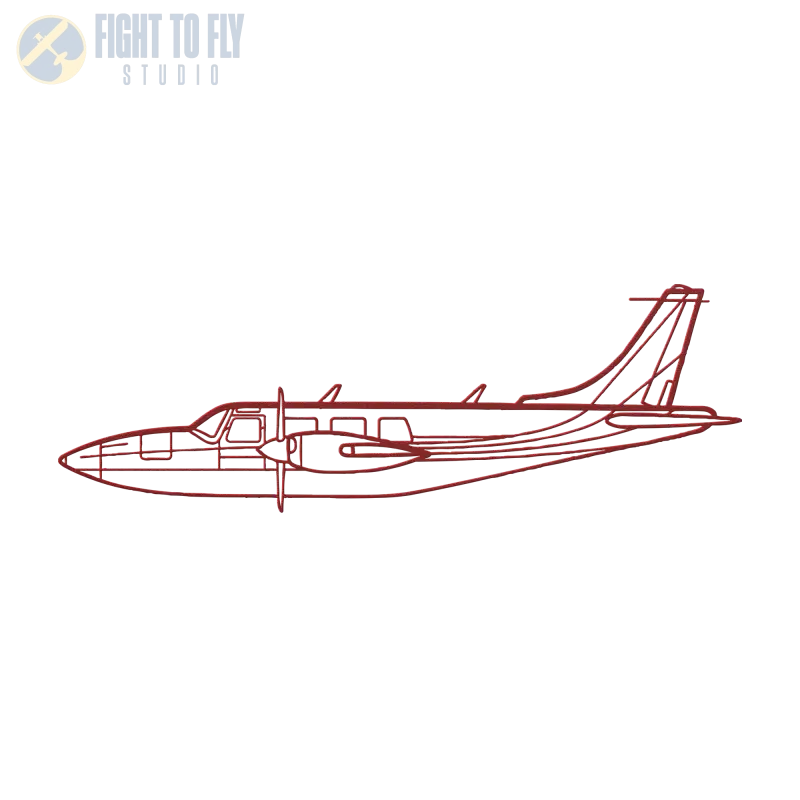 PA-60-600 Die Cut Metal Wall Art - Sign - Pilot gifts - WWII warbird t-shirt