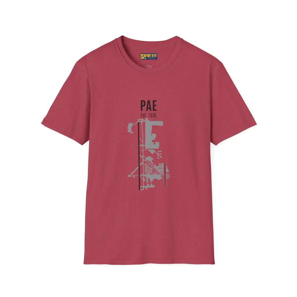 Paine Field - PAE Est. 1936 Graphic Tee - T-Shirt - Pilot gifts - WWII warbird t-shirt