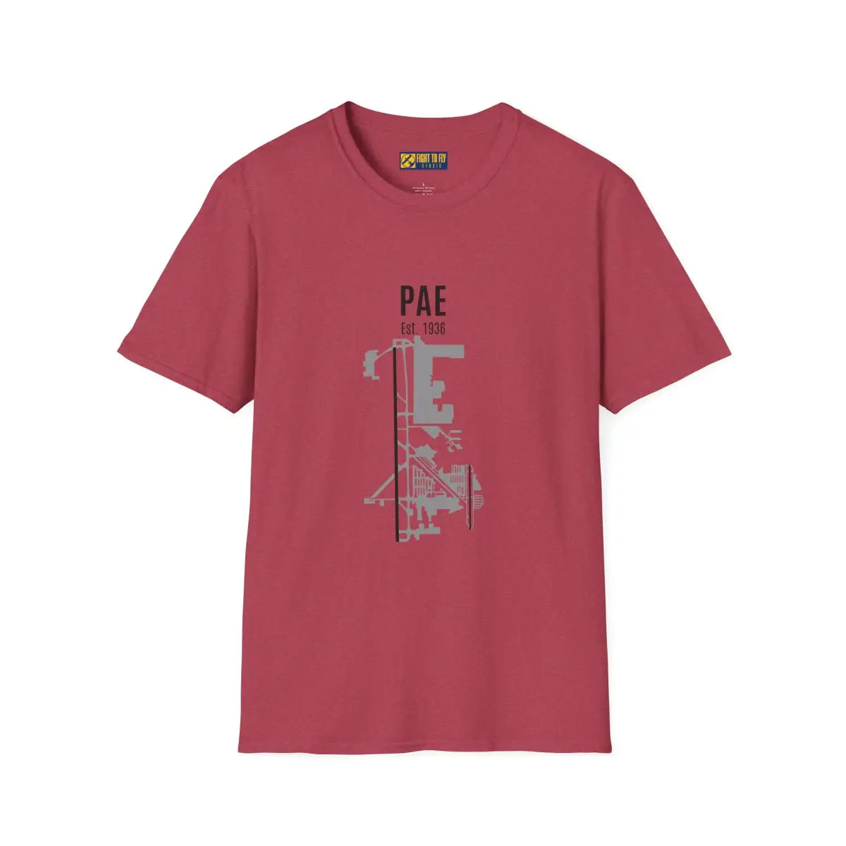 Paine Field - PAE Est. 1936 Graphic Tee - T-Shirt - Pilot gifts - WWII warbird t-shirt