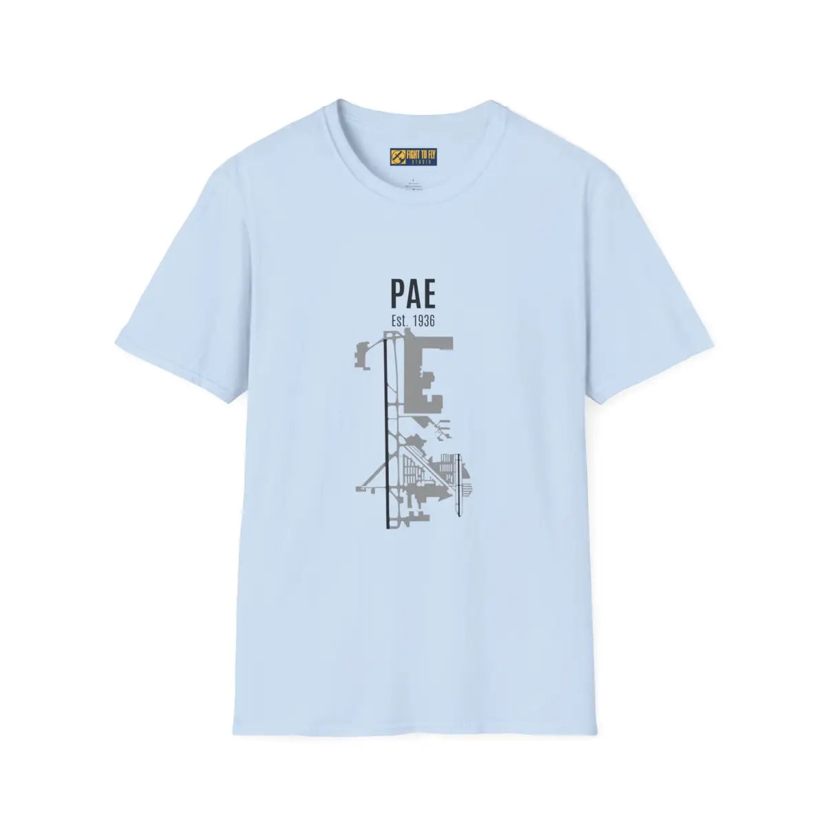 Paine Field - PAE Est. 1936 Graphic Tee - T-Shirt - Pilot gifts - WWII warbird t-shirt