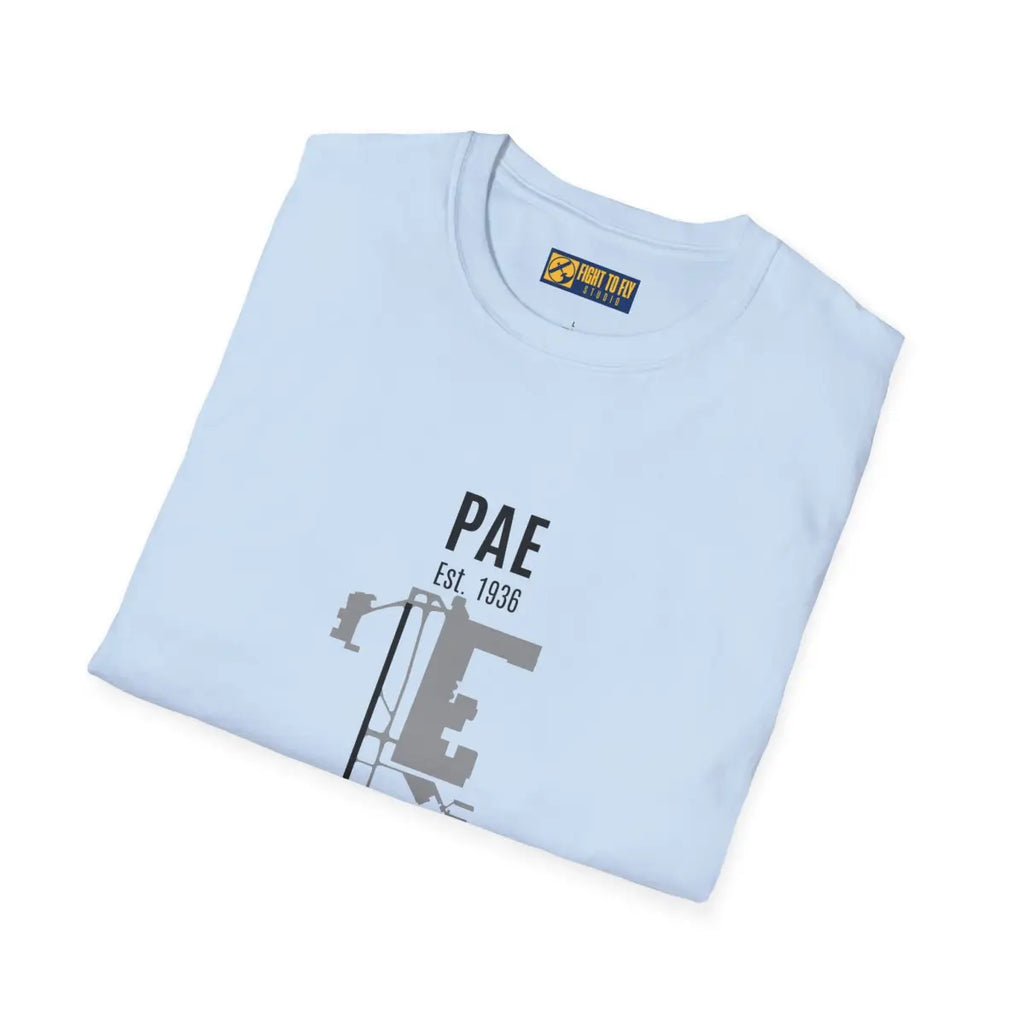 Paine Field - PAE Est. 1936 Graphic Tee - T-Shirt - Gifts for pilots - Aviation apparel