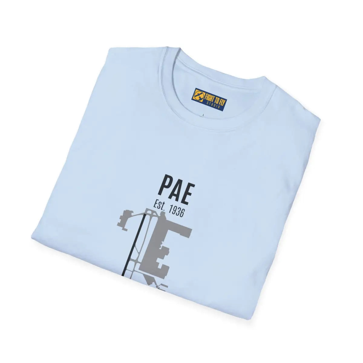 Paine Field - PAE Est. 1936 Graphic Tee - T-Shirt - Pilot gifts - WWII warbird t-shirt