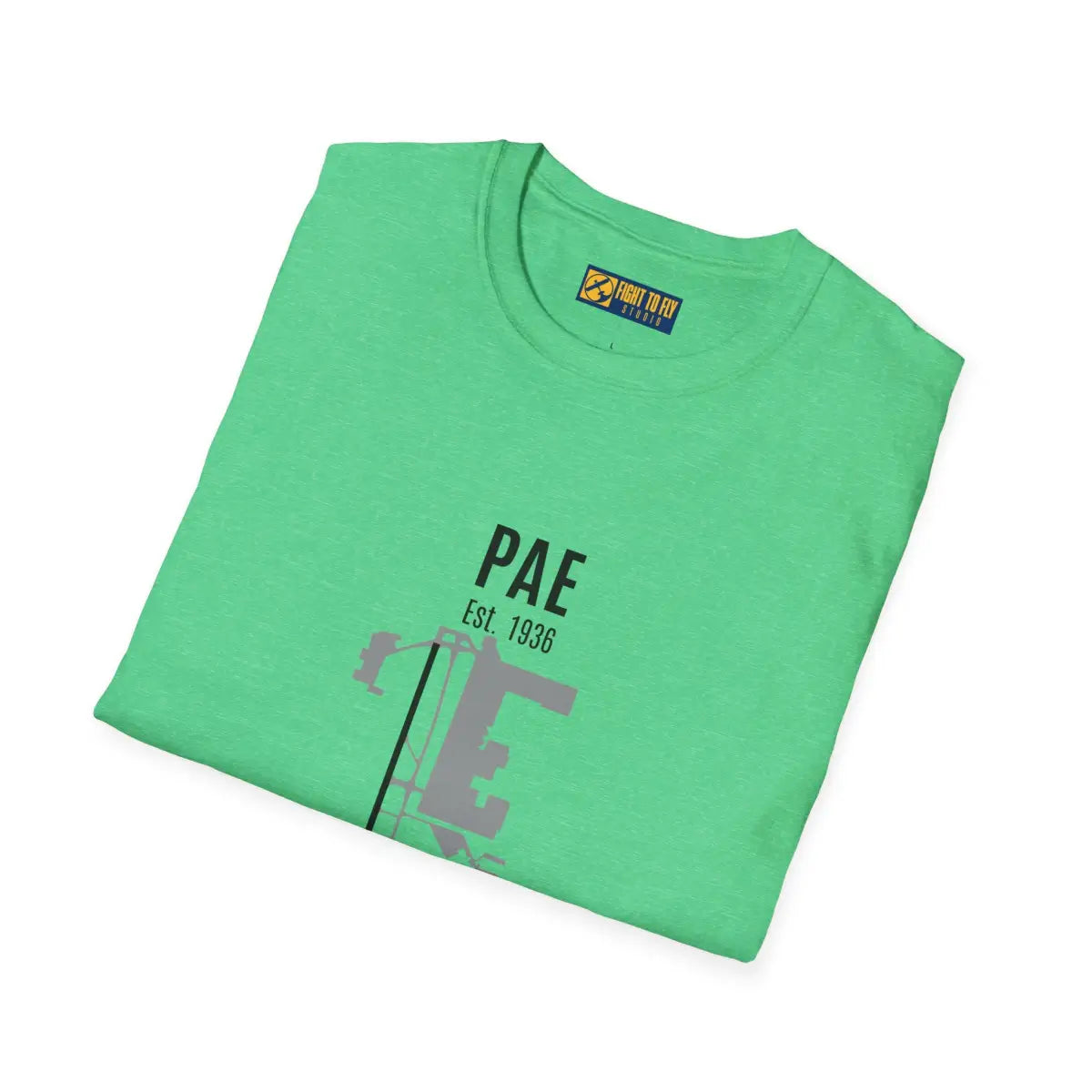 Paine Field - PAE Est. 1936 Graphic Tee - T-Shirt - Pilot gifts - WWII warbird t-shirt