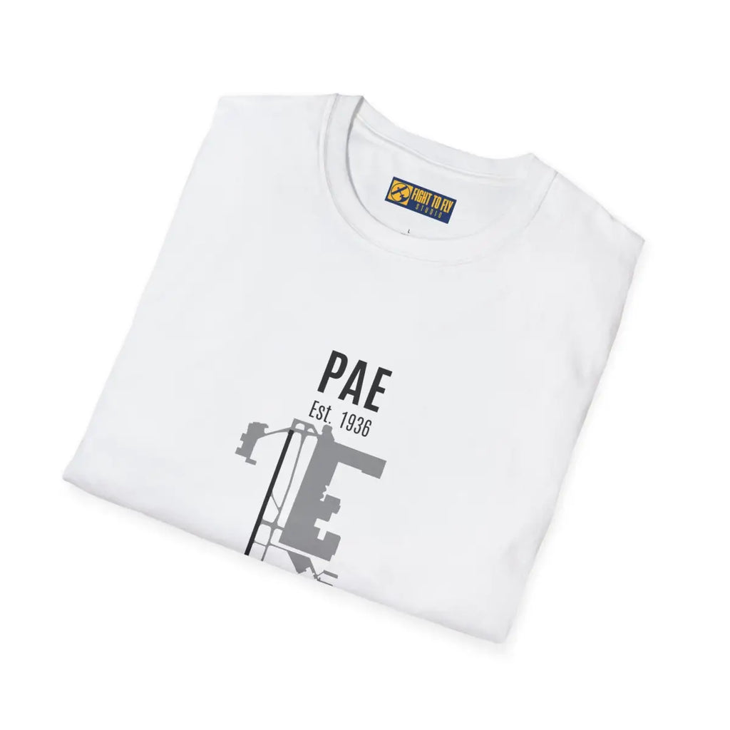 Paine Field - PAE Est. 1936 Graphic Tee - T-Shirt - Gifts for pilots - Aviation apparel