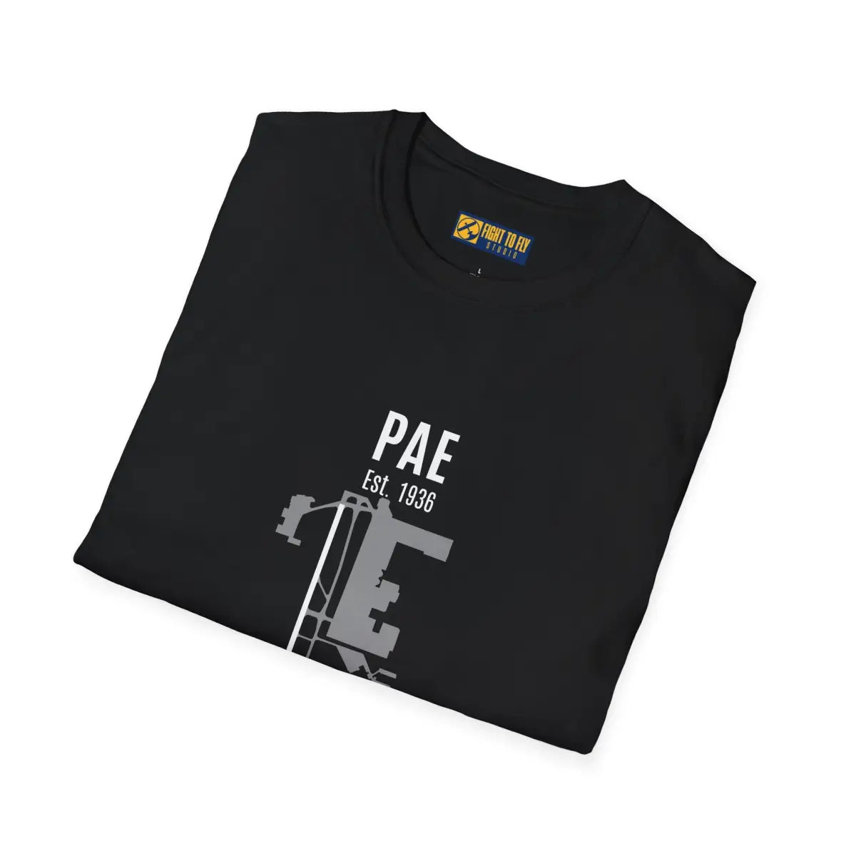 Paine Field - PAE Est. 1936 Graphic Tee - T-Shirt - Pilot gifts - WWII warbird t-shirt