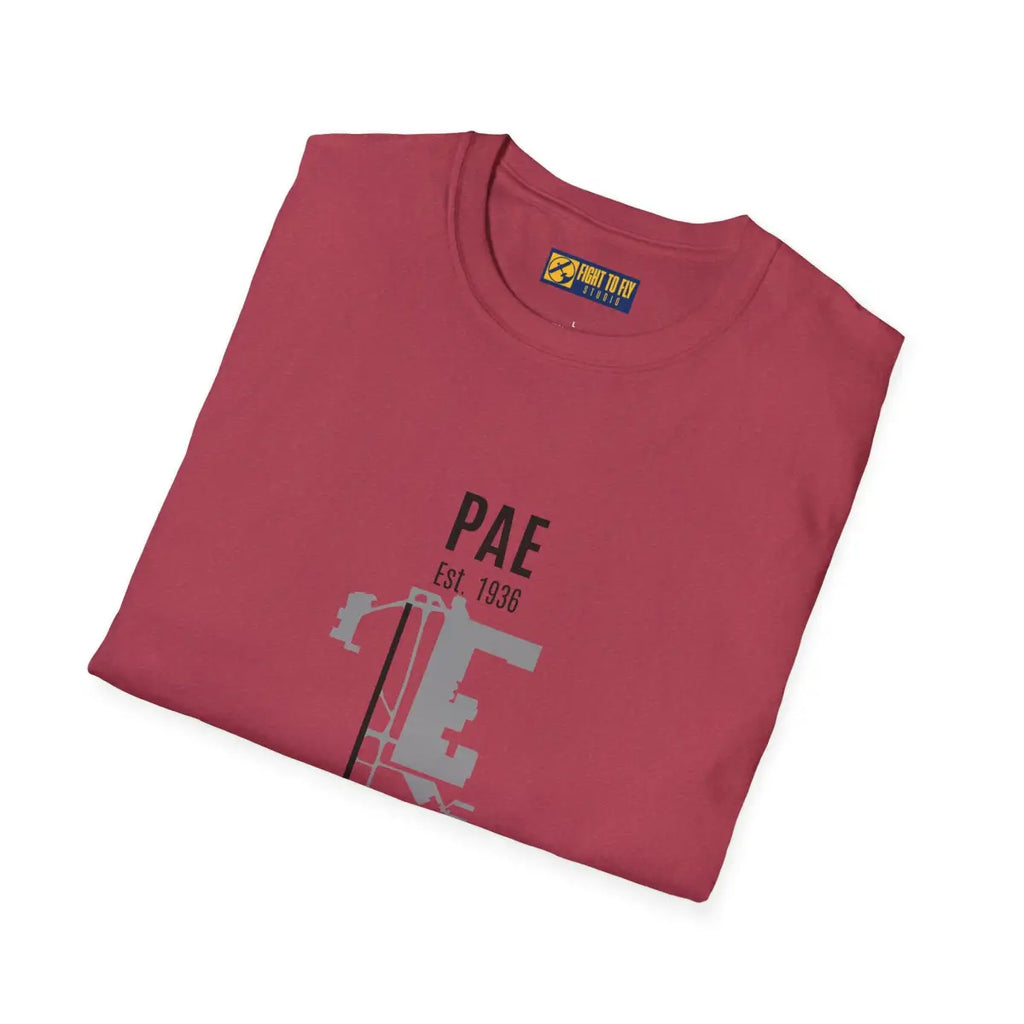 Paine Field - PAE Est. 1936 Graphic Tee - T-Shirt - Gifts for pilots - Aviation apparel