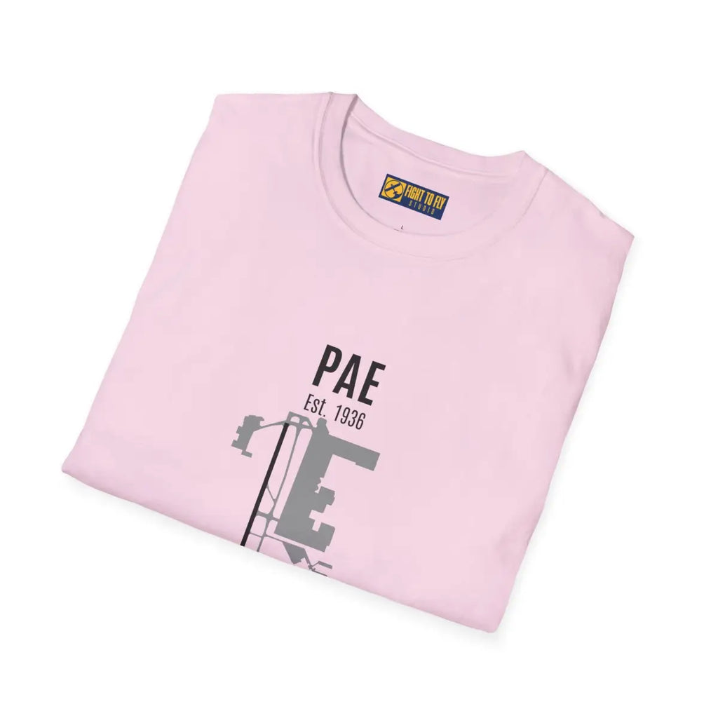 Paine Field - PAE Est. 1936 Graphic Tee - T-Shirt - Gifts for pilots - Aviation apparel