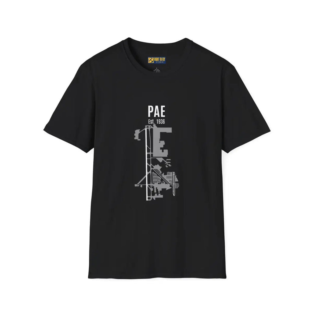 Paine Field - PAE Est. 1936 Graphic Tee - T-Shirt - Pilot gifts - WWII warbird t-shirt