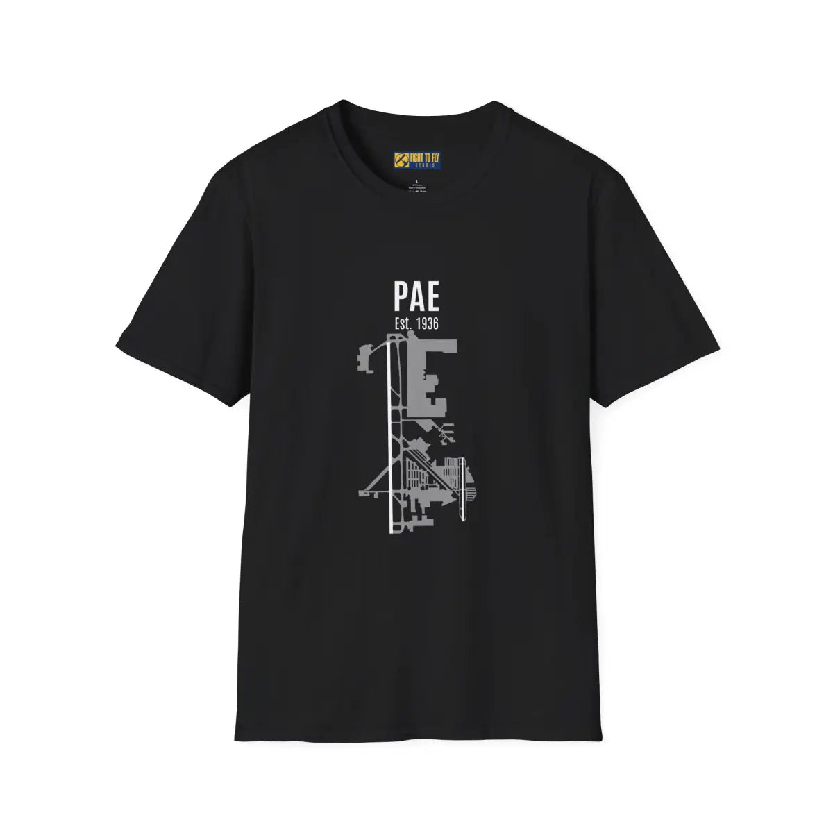 Paine Field - PAE Est. 1936 Graphic Tee - T-Shirt - Pilot gifts - WWII warbird t-shirt
