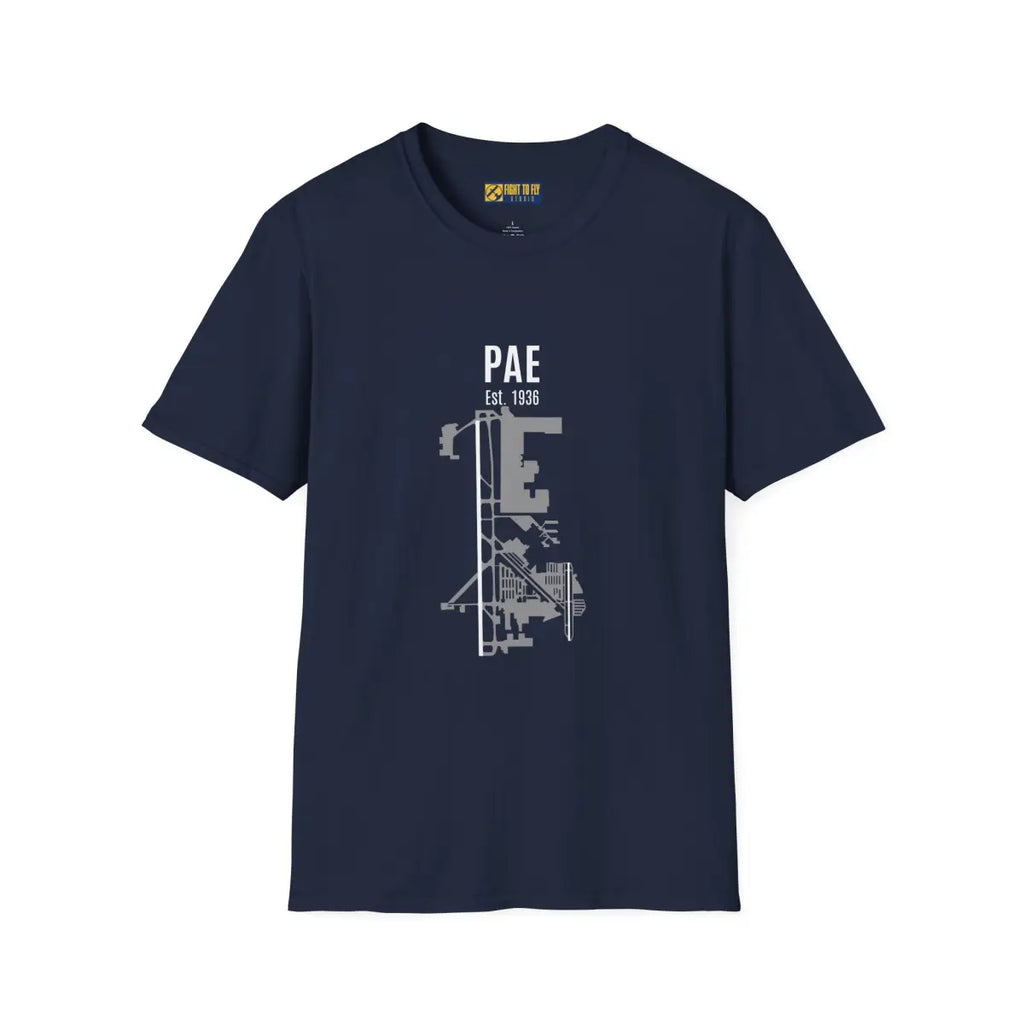 Paine Field - PAE Est. 1936 Graphic Tee - T-Shirt - Gifts for pilots - Aviation apparel