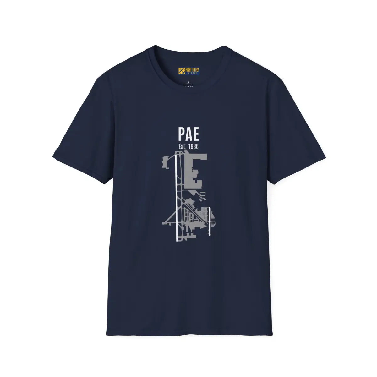 Paine Field - PAE Est. 1936 Graphic Tee - T-Shirt - Pilot gifts - WWII warbird t-shirt