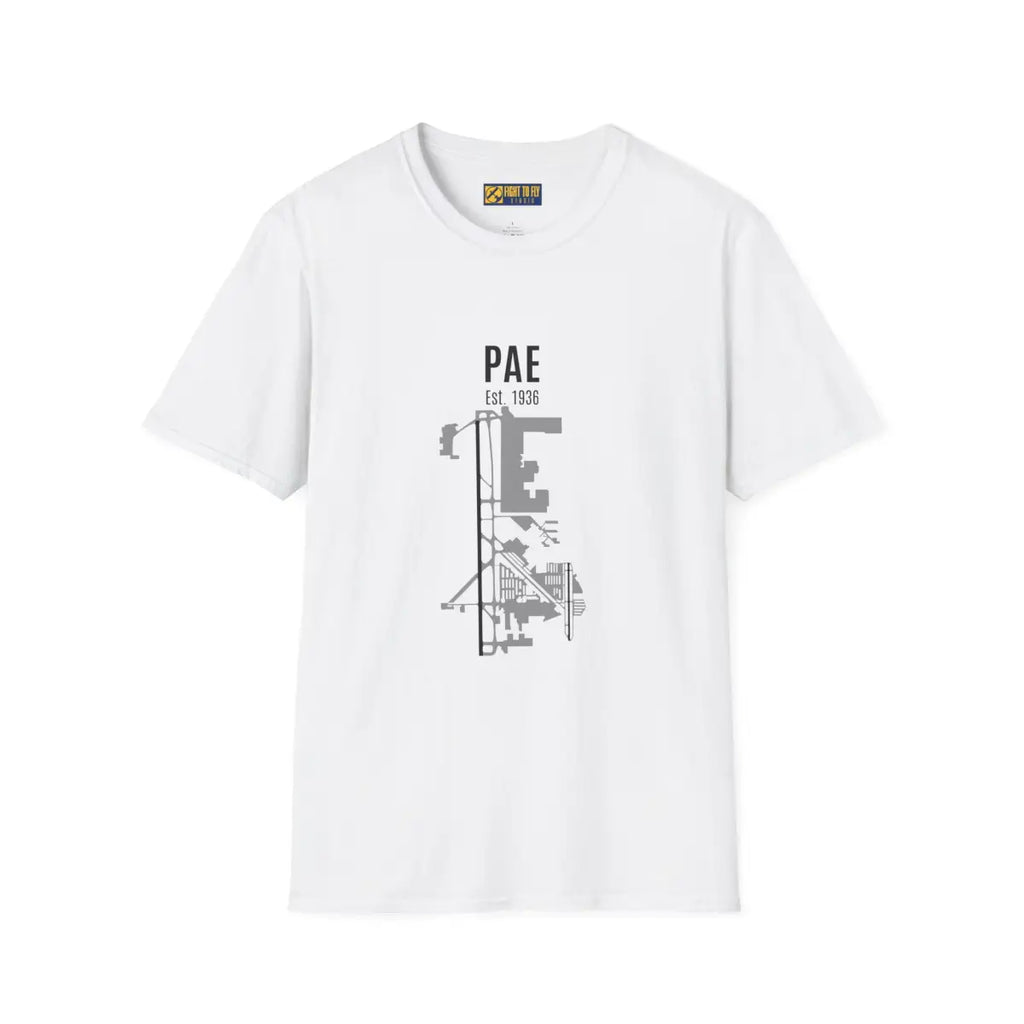 Paine Field - PAE Est. 1936 Graphic Tee - T-Shirt - Pilot gifts - WWII warbird t-shirt