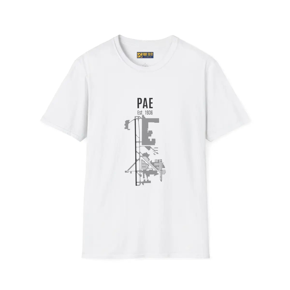 Paine Field - PAE Est. 1936 Graphic Tee - T-Shirt - Pilot gifts - WWII warbird t-shirt