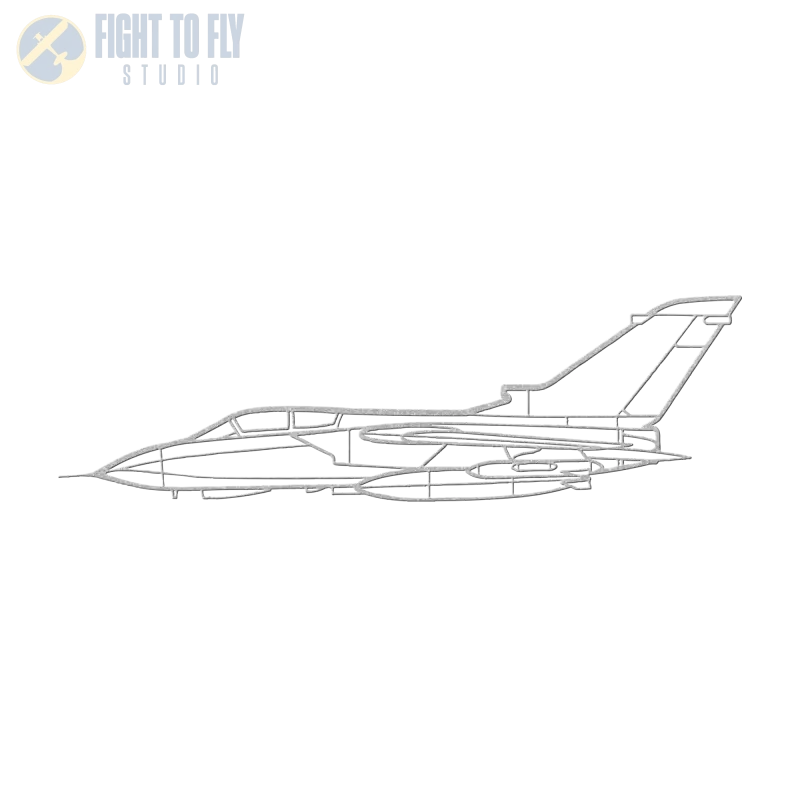 Panavia Tornado Die Cut Metal Wall Art - Sign - Pilot gifts - WWII warbird t-shirt